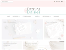 Tablet Screenshot of dazzlingdaisies.com